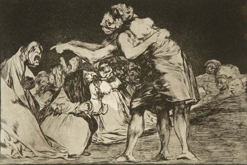 3. Gravure - L’extravagance matrimoniale de Francisco de Goya 1815-1824 - 24.5 cm x 35 cm