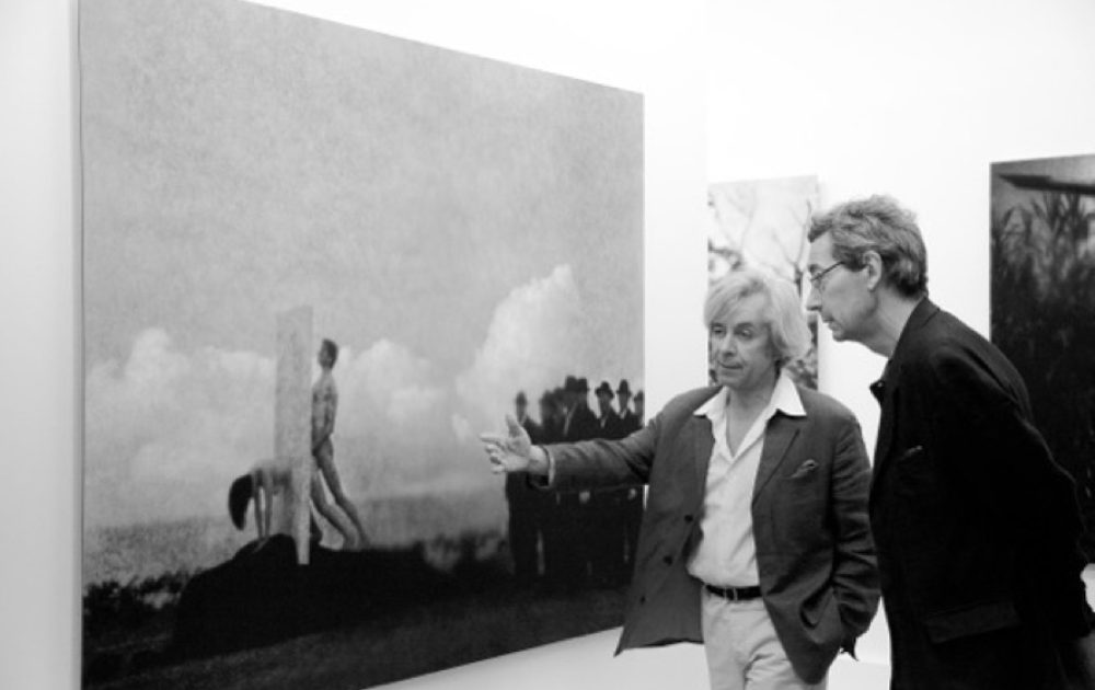 Dominique Païni Alfred Pacquement (R) Director of Musée national d'art moderne, Centre Georges Pompidou Dominique Païni(L)